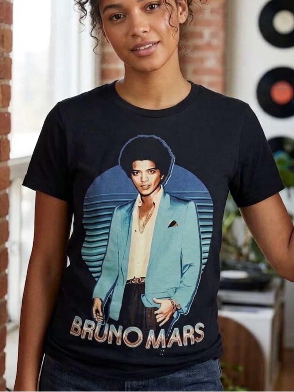 Bruno Mars Moonshine Jungle Tour 2013 Concert T-Shirt, Size Small